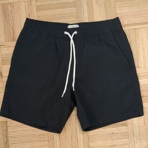 JCrew Black Seersucker Swim Trunks NWT
